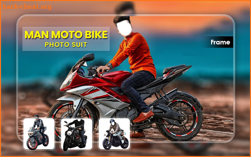 Men Bike Rider Photo Editor - Man Photo Suit screenshot