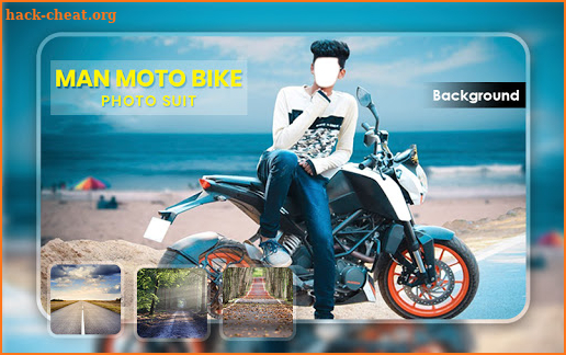 Men Bike Rider Photo Editor - Man Photo Suit screenshot