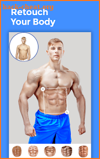 Men Body Styles SixPack tattoo - Photo Editor app screenshot