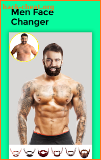 Men Body Styles SixPack tattoo - Photo Editor app screenshot
