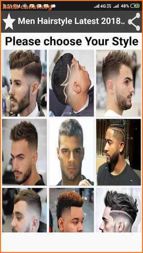 Men Hair Style Latest 2018-19 screenshot