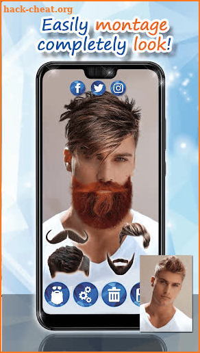 Men Hairstyles - Beard Camera screenshot