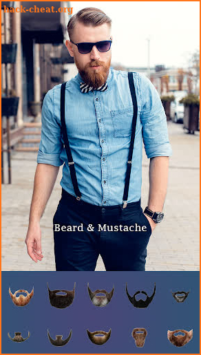Men photo editor : men hairstyle - men mustache screenshot
