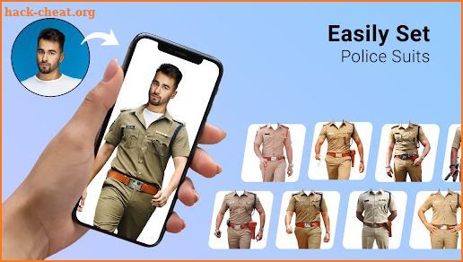 Men Police Uniform Editor screenshot
