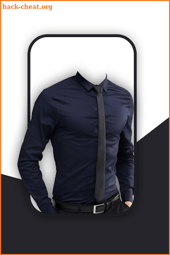 Men Shirt With Tie Suit Photo Editor screenshot