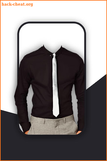 Men Shirt With Tie Suit Photo Editor screenshot