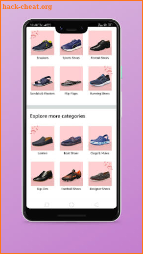 men shoes shopping apps screenshot