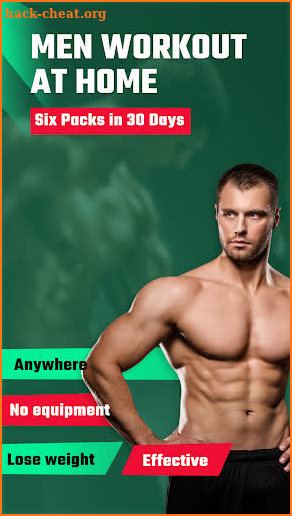 Men Workout at Home - Six Packs in 30 Days screenshot