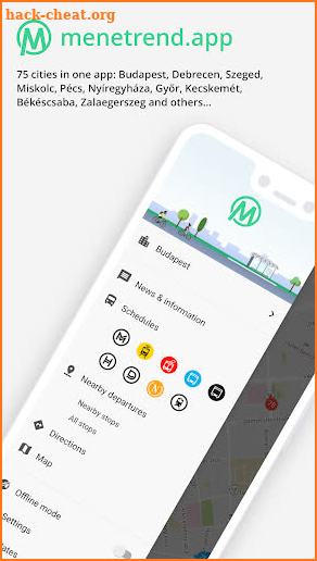 menetrend.app - Public Transit screenshot