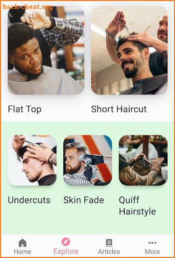 Mens Hairstyles And Haircuts screenshot