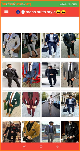 mens suits style screenshot