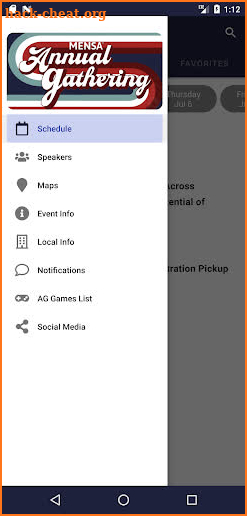 Mensa Annual Gathering 2023 screenshot