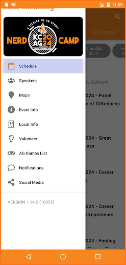 Mensa Annual Gathering 2024 screenshot