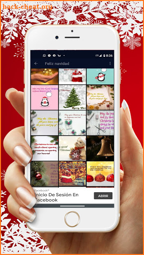 Mensajes navideños screenshot