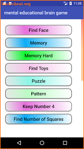 Mental Educational Brain Games screenshot