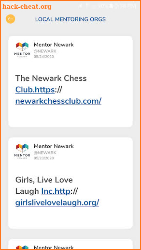 Mentor Newark screenshot