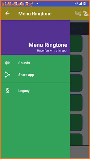 Menu Ringtone screenshot
