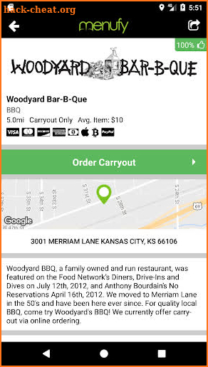 Menufy Food Delivery & Carryout screenshot
