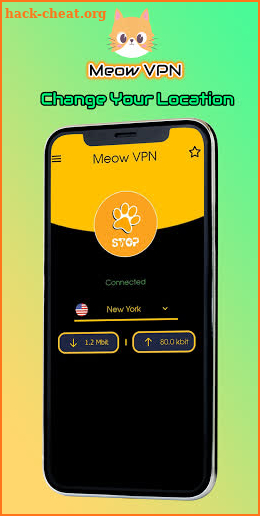 Meow VPN - Fast, Secure and Freemium VPN App screenshot