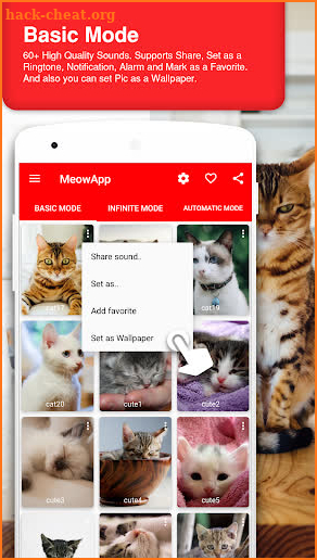 MeowApp - Cute Cat Sound App screenshot