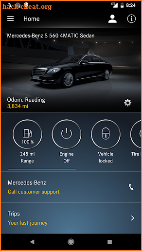 Mercedes me connect (USA) screenshot