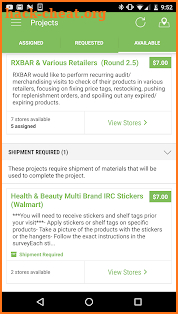 Merchandiser by Survey.com screenshot