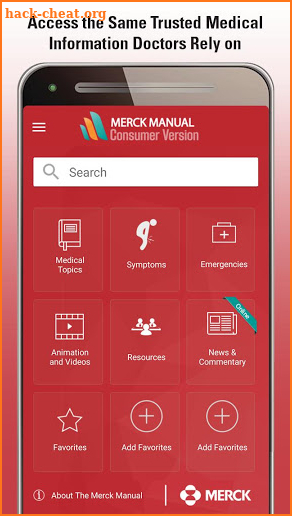Merck Manual Consumer Version screenshot