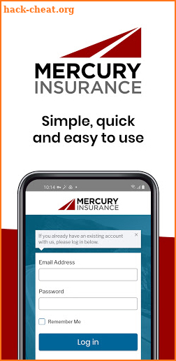 Mercury Insurance screenshot
