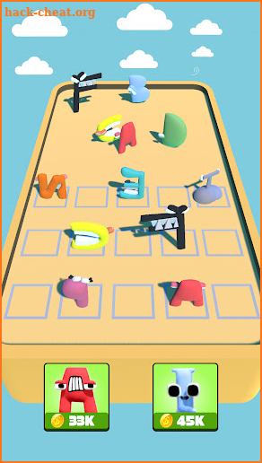 Merge Alphabet Monster Run 3d screenshot