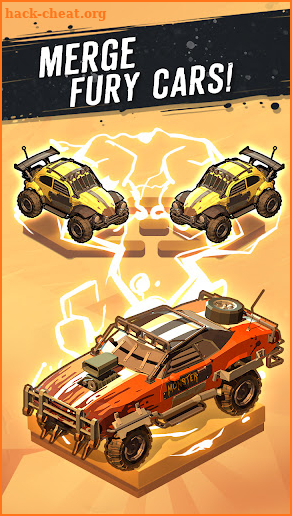 Merge Apocalypse: Fury Cars screenshot