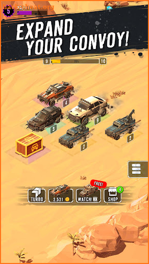 Merge Apocalypse: Fury Cars screenshot