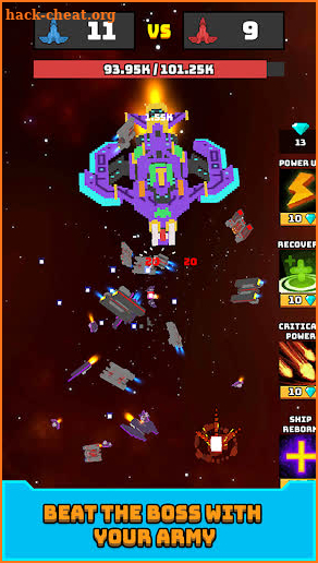 Merge Battleship: Galaxy Army PvP Battle Simulator screenshot
