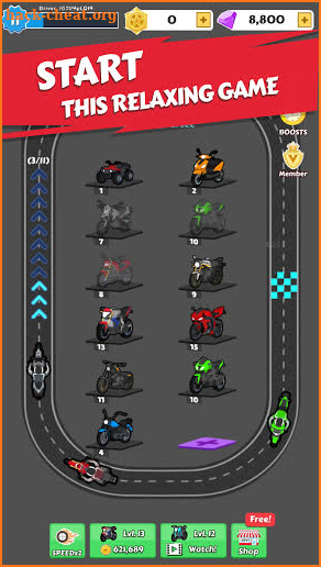 Merge Bike game screenshot