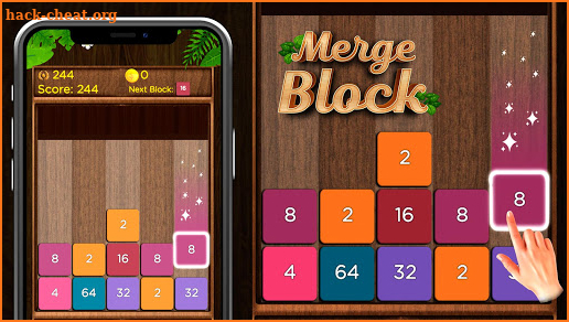 Merge Block Number Puzzle screenshot