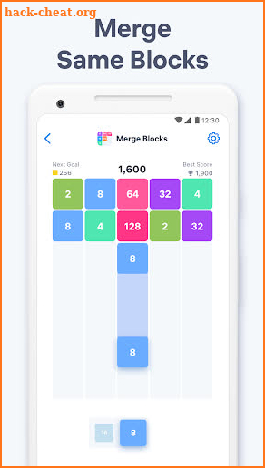 Merge Blocks - number game screenshot