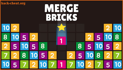 Merge Bricks: Number Drop Game screenshot