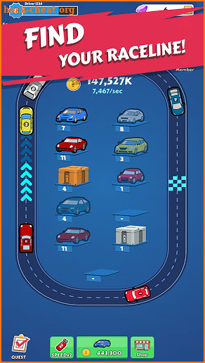 Merge Car game free idle tycoon screenshot