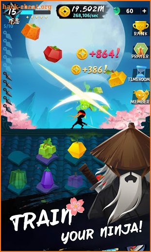 Merge Fruit Ninja - Idle Game screenshot