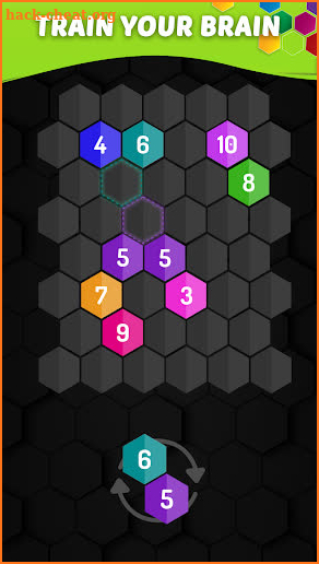 Merge Hexa - Number Puzzle screenshot