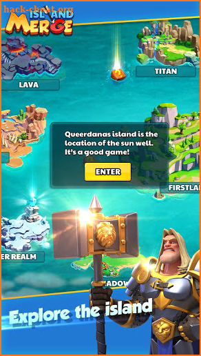 Merge Island screenshot
