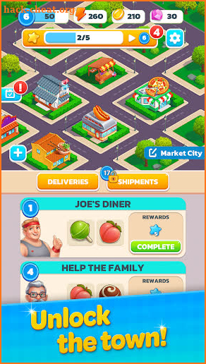Merge Market: Food Town screenshot