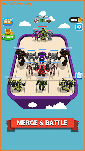 Merge Master: Robot Action Car screenshot