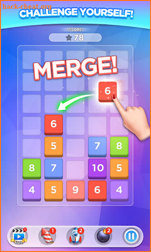 Merge Number Puzzle screenshot