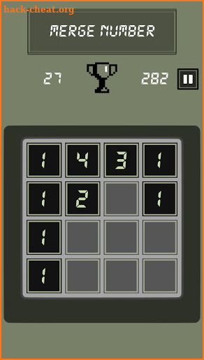 Merge Number Retro - Classic Puzzle screenshot