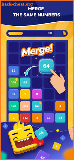 Merge Numbers X2 - 2048 Puzzle screenshot