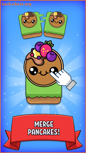 Merge Pancake - Kawaii Idle Evolution Clicker Game screenshot