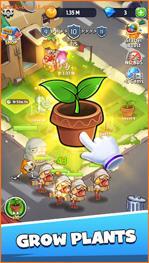 Merge Plants: Zombie Defense screenshot