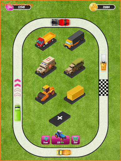 Merge Racing Truck - Idle Click Tycoon Merger Game screenshot