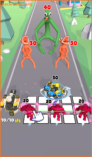 Merge Superhero Monster Attack screenshot