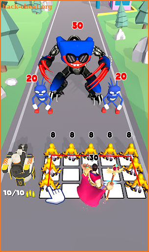 Merge Superhero Monster Attack screenshot